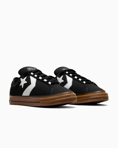 Black / White Converse Star Player 76 Puff Women Skate Shoes Singapore | C-05842199