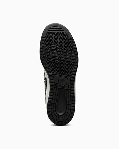 Black / White Converse Weapon Leather Men Basketball Shoes Singapore | C-31047629