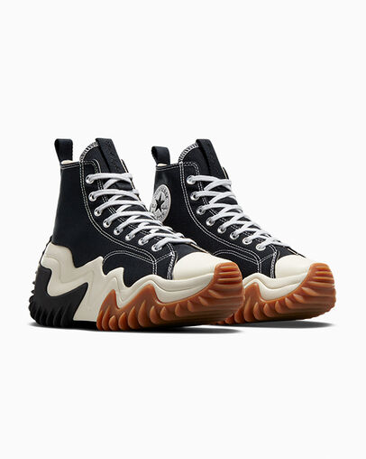 Black / White / Orange Converse Run Star Motion Women Platform Shoes Singapore | C-89610279
