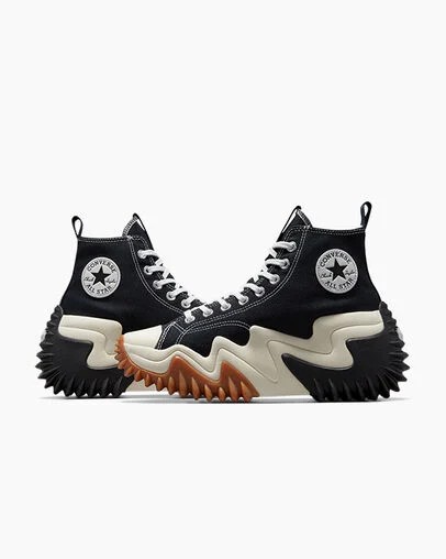 Black / White / Orange Converse Run Star Motion Women Platform Shoes Singapore | C-89610279