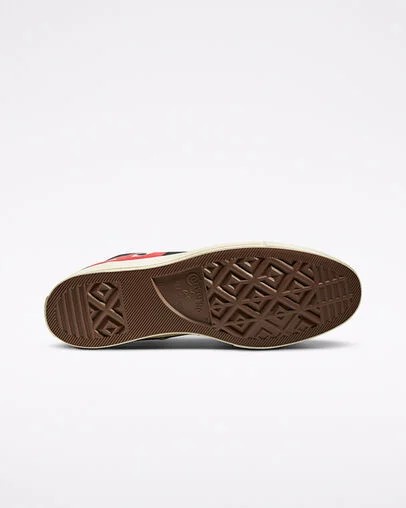 Black / White / Red Converse Converse x PLAY Comme des Garçons Chuck 70 Men Sneakers Singapore | C-01437589