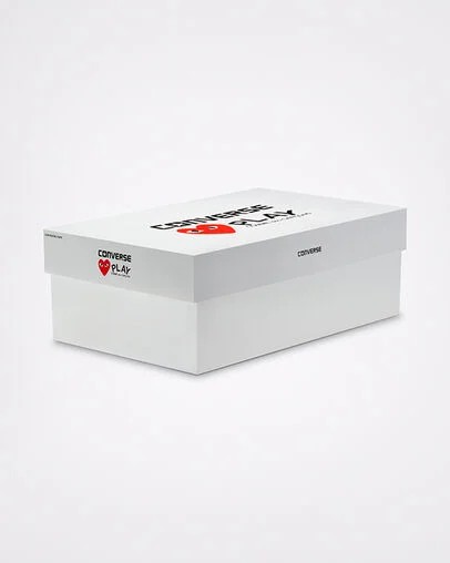 Black / White / Red Converse Converse x PLAY Comme des Garçons Chuck 70 Women Sneakers Singapore | C-63089519