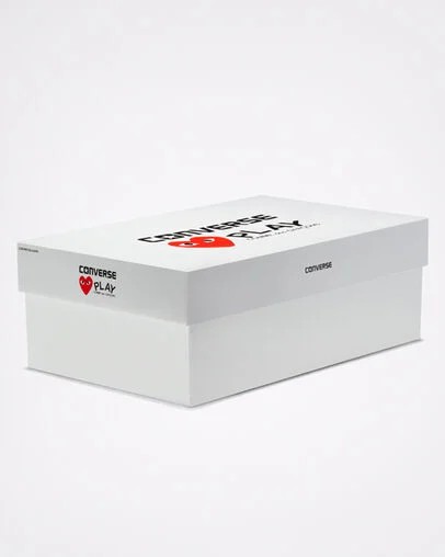 Black / White / Red Converse Converse x PLAY Comme des Garçons Chuck 70 Women Sneakers Singapore | C-72598639