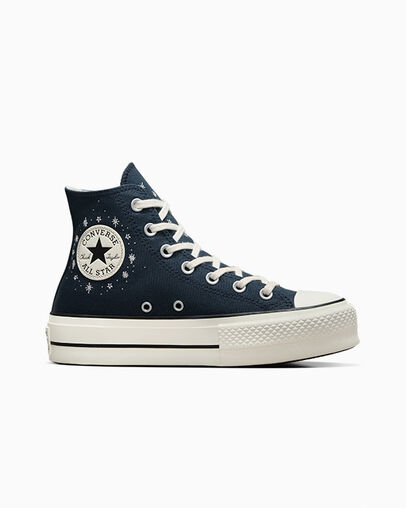 Blue Converse Chuck Taylor All Star Lift Women Platform Shoes Singapore | C-80731659