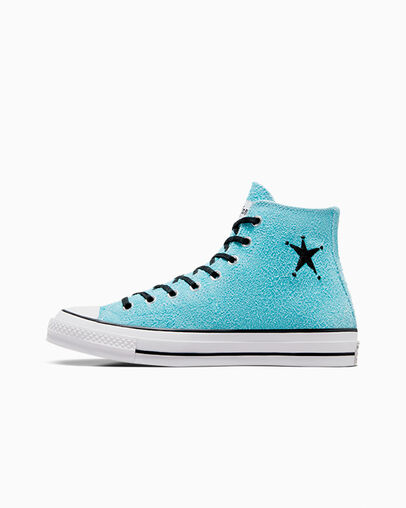 Blue Converse Converse x Stüssy Chuck 70 Men Sneakers Singapore | C-12039859