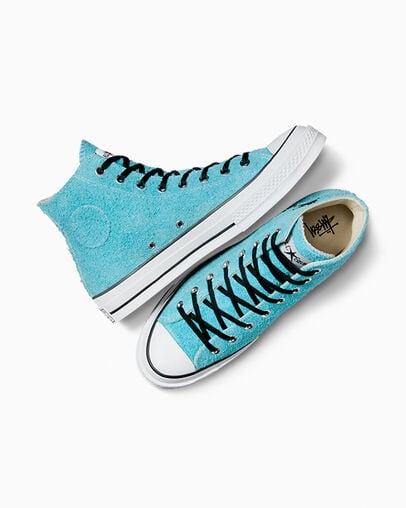 Blue Converse Converse x Stüssy Chuck 70 Men Sneakers Singapore | C-12039859