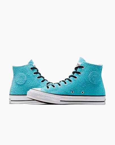 Blue Converse Converse x Stüssy Chuck 70 Men Sneakers Singapore | C-12039859