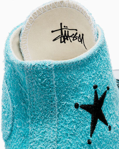 Blue Converse Converse x Stüssy Chuck 70 Women Sneakers Singapore | C-18967049