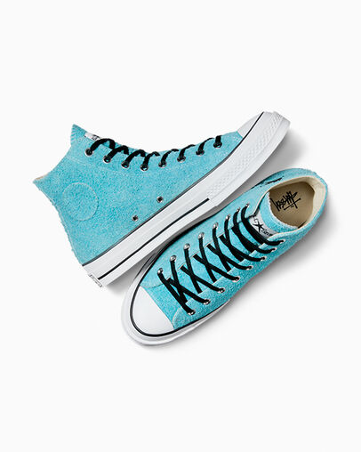 Blue Converse Converse x Stüssy Chuck 70 Women Sneakers Singapore | C-18967049