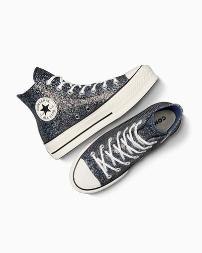 Blue / Black Converse Chuck Taylor All Star Lift Women Platform Shoes Singapore | C-35812499
