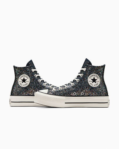 Blue / Black Converse Chuck Taylor All Star Lift Women Platform Shoes Singapore | C-35812499