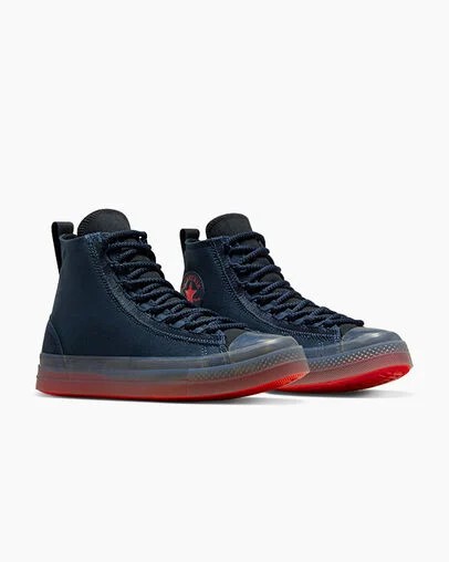 Blue / Black / Red Converse Chuck Taylor All Star CX EXP2 Women Sneakers Singapore | C-98756019