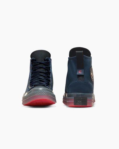 Blue / Black / Red Converse Chuck Taylor All Star CX EXP2 Women Sneakers Singapore | C-98756019