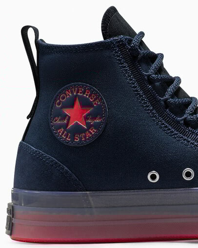 Blue / Black / Red Converse Chuck Taylor All Star CX EXP2 Women Sneakers Singapore | C-98756019