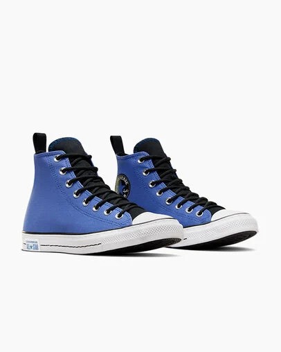 Blue / Black / White Converse Chuck Taylor All Star Vintage Athletic Women Sneakers Singapore | C-03279149