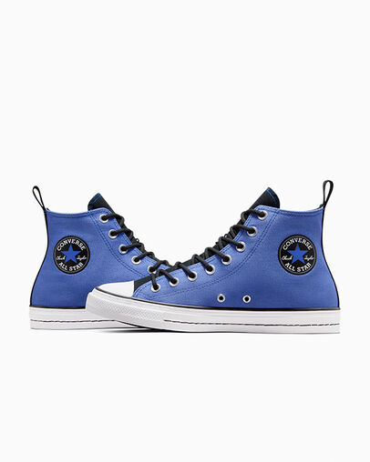 Blue / Black / White Converse Chuck Taylor All Star Vintage Athletic Women Sneakers Singapore | C-03279149