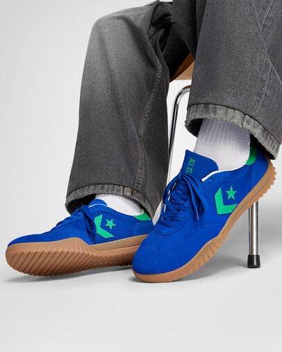 Blue / Green Converse Run Star Women Trainers Singapore | C-75963249