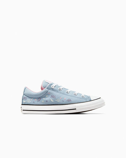 Blue / Pink Converse Chuck Taylor All Star Street Tiny Florals Kids\' Sneakers Singapore | C-56342799