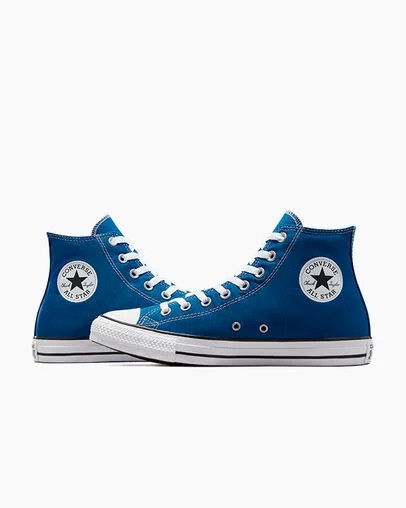 Blue / White Converse Chuck Taylor All Star Men Canvas Shoes Singapore | C-92345869