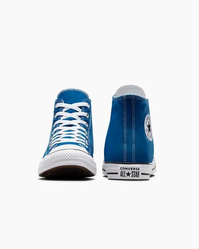 Blue / White Converse Chuck Taylor All Star Men Canvas Shoes Singapore | C-92345869