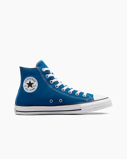 Blue / White Converse Chuck Taylor All Star Men Canvas Shoes Singapore | C-92345869