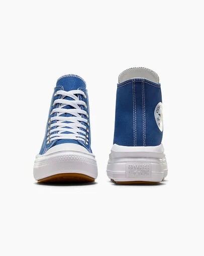 Blue / White / Black Converse Chuck Taylor All Star Move Men Platform Shoes Singapore | C-03486959