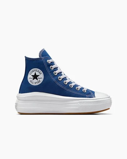 Blue / White / Black Converse Chuck Taylor All Star Move Men Platform Shoes Singapore | C-03486959