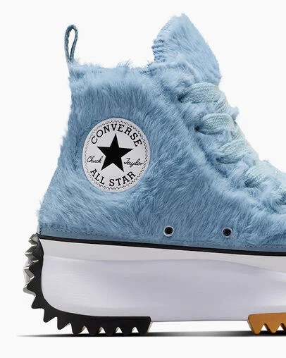 Blue / White / Black Converse Run Star Hike Women Platform Shoes Singapore | C-02918749
