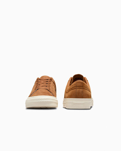Brown Converse CONS One Star Pro Nubuck Men Skate Shoes Singapore | C-54271639