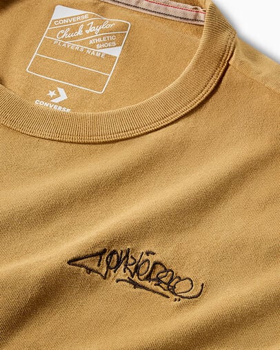 Brown Converse Converse x IRAK NYC Gold Standard Women T Shirts Singapore | C-24657019