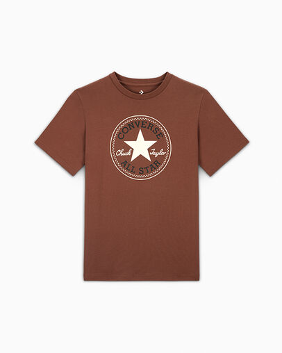 Brown Converse Go-To All Star Patch Standard-Fit Men T Shirts Singapore | C-75320849