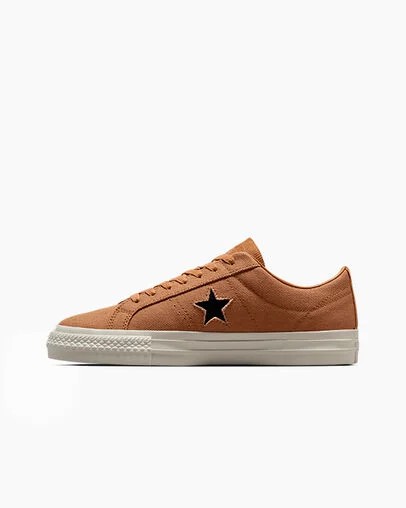 Brown Converse One Star Pro Women Skate Shoes Singapore | C-34981259