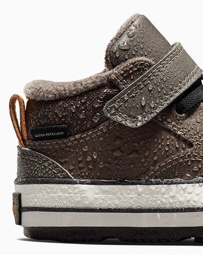 Brown / Black Converse Chuck Taylor All Star Water-Repellent Malden Street Kids' Boots Singapore | C-73456909