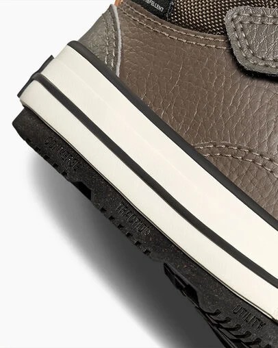 Brown / Black Converse Chuck Taylor All Star Water-Repellent Malden Street Kids' Boots Singapore | C-73456909