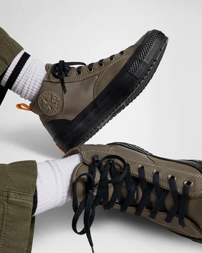 Brown / Black Converse Chuck Taylor All Star Malden Street Men Boots Singapore | C-60743929