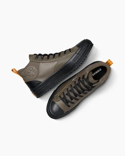 Brown / Black Converse Chuck Taylor All Star Malden Street Men Boots Singapore | C-60743929