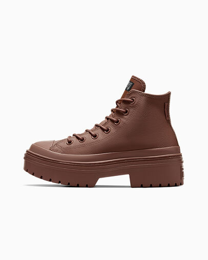Brown / Black Converse Chuck Taylor All Star Lugged Heel Platform Waterproof Women Boots Singapore | C-58734699