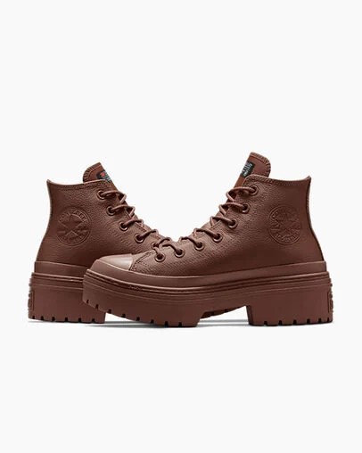Brown / Black Converse Chuck Taylor All Star Lugged Heel Platform Waterproof Women Boots Singapore | C-58734699