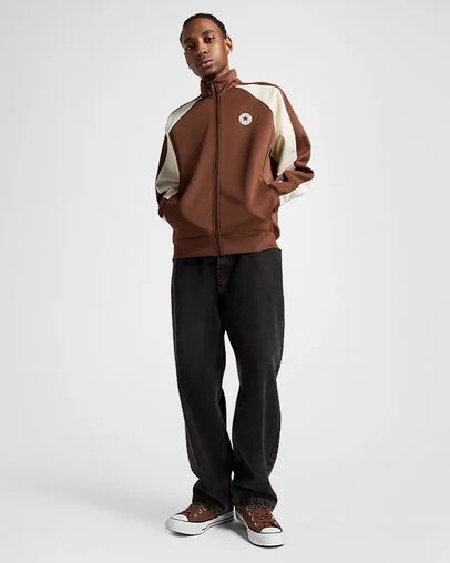 Brown / Brown / White Converse Chuck Taylor All Star Malden Street Men Boots Singapore | C-24908579