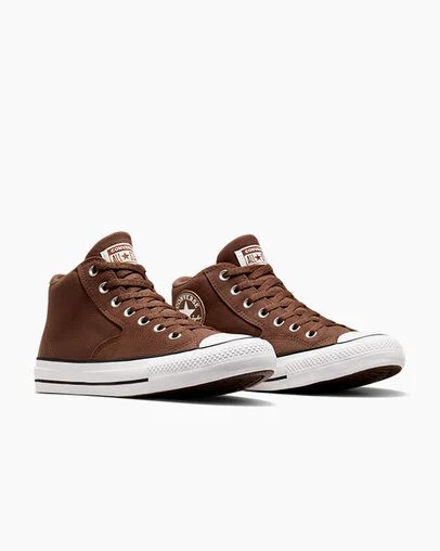 Brown / Brown / White Converse Chuck Taylor All Star Malden Street Men Boots Singapore | C-24908579