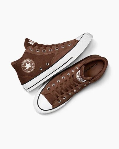 Brown / Brown / White Converse Chuck Taylor All Star Malden Street Men Boots Singapore | C-24908579