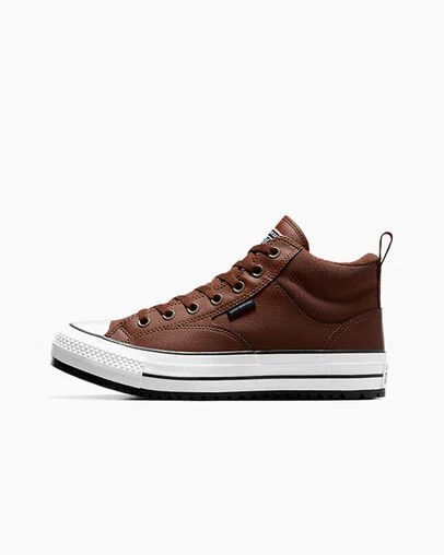 Brown / Brown / White Converse Chuck Taylor All Star Malden Street Men Boots Singapore | C-23615049
