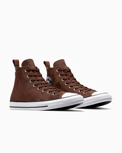 Brown / Brown / White Converse Chuck Taylor All Star TecTuff Waterproof Men Boots Singapore | C-97582409