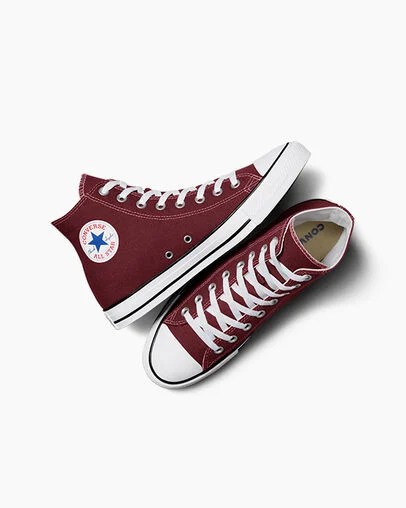 Burgundy Converse Chuck Taylor All Star Women Canvas Shoes Singapore | C-26370489