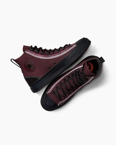 Burgundy / Black / White Converse Chuck Taylor All Star CX EXP2 Men Sneakers Singapore | C-26403179