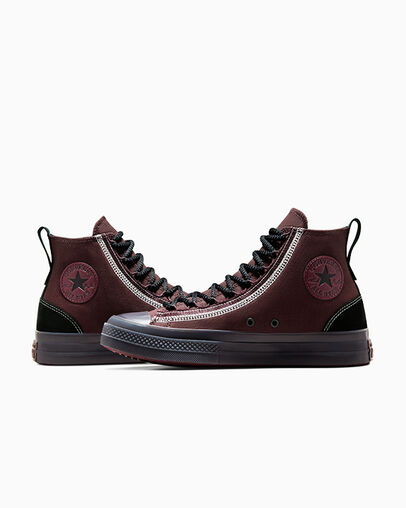 Burgundy / Black / White Converse Chuck Taylor All Star CX EXP2 Women Sneakers Singapore | C-26589739