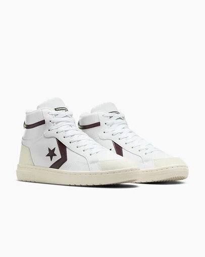 Burgundy / Purple / White Converse Pro Blaze Classic Women Boots Singapore | C-93650749