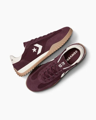 Burgundy / White Converse Run Star Women Trainers Singapore | C-62910589