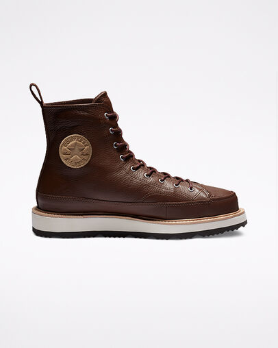 Chocolate / Black Converse Chuck Taylor Crafted Men Boots Singapore | C-52198639