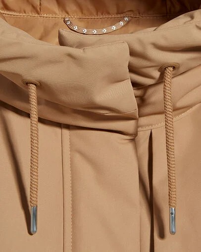 Coffee Converse Mid Down Women Jacket Singapore | C-96241579